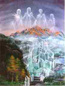 brotherhood of light, painting by fisher